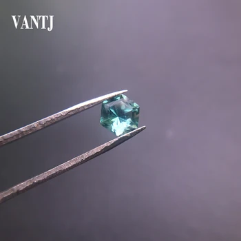 Vantj Истински Зелен Аметист, Россыпь Скъпоценни камъни, Шестоъгълник, 7 мм, за закрепване на Сребърен Златен пръстен, бижута 
