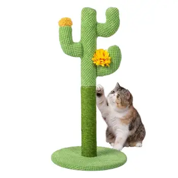 Когтеточка за котки Cactus Кула Когтеточка за котки и мат Интерактивна когтеточка за коте С 3 когтеточками за помещения