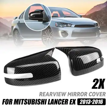 2 Бр. Капачки на страничните огледала за задно виждане За Мицубиши Lancer EX 2013-2016 с указател на завоя