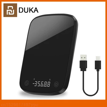 Цифрови електронни везни DUKA ATuMan ES2, висока точност 0 ~ 5 кг, led дисплей, Битови многофункционални кухненски везни за печене