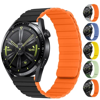22 мм и 20 мм и Каишка за Samsung Galaxy Watch 4/5 Pro/класически Спортен Силикон Магнитна Гривна Huawei Watch 4/4 Pro Gt 2 3 Band