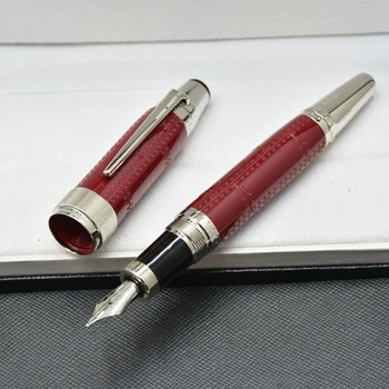 висококачествена химикалка писалка Monte MB от червена смола/писалка/Химикалка химикалка с валяк, офис консумативи за бизнеса, луксозни мастило химикалки за писане