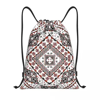 Обичай керамични изделия Kabyle с берберскими мотиви Чанти-раници дантела прозорци Леки Етнически берберски Спортни чанти за фитнес зала за пътуване