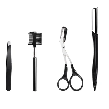 Набор от инструменти за рязане на веждите ножица, устойчиви на корозия и ръжда, Ергономичен дизайн, професионален комплект за оформяне на вежди