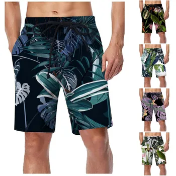 Мъжки Ежедневни Летни къси Панталони, бързо съхнещи Плажни Шорти За Сърф, Гмуркане, Бордшорты, Спортни Панталони с джоб на съвсем малък, Ежедневни Спортни Homme