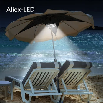 28led лампа за чадър за тераса, плажен чадър, 3 режима на яркостта за градина, къмпинг, палатки, вътрешно външно осветление