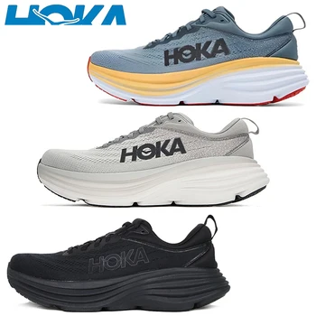 HOKA Bondi 8, Дамски обувки за бягане, амортизирующая и здрава, спортни обувки, обувки за маратон на открито