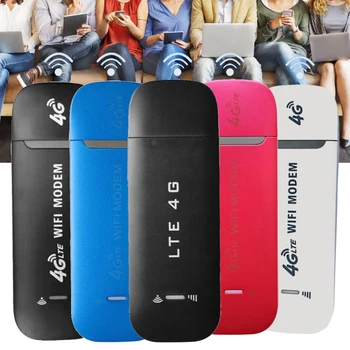 4G LTE Безжичен Рутер 150 Mbps Модем Stick Мобилен Широколентов Безжичен WiFi USB Адаптер-Ключ със Слот за СИМ-карта за Домашния Офис