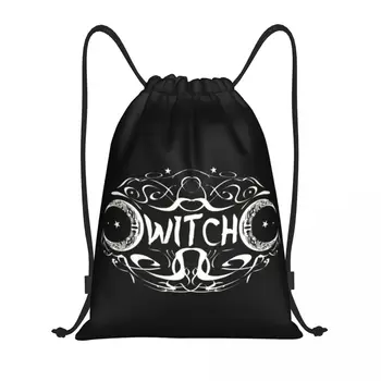 Дамски Чанта от съвсем малък Witch Tripple Moon, Мъжки Сгъваема Чанта за спорт във фитнес залата, Раници за пазаруване