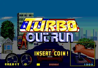 Turbo OutRun 16-Битова Игрална карта MD За Sega Mega Drive За Genesis