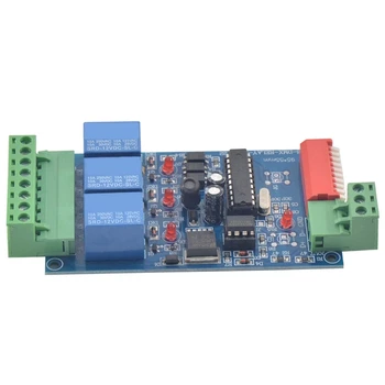 2X 3-канален ИЗХОД DMX 512, а контролер LED Dmx512, LED декодер DMX512 контролер реле