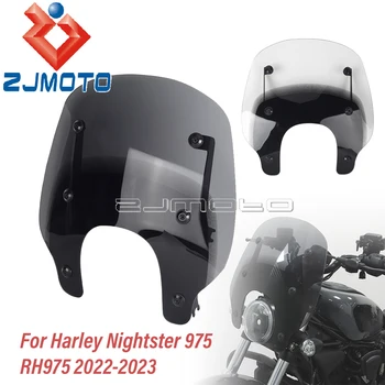 Дефлектор на предното стъкло на мотоциклет за Harley Nightster 975 RH975 2022-2023 Аксесоари вилката Скоба за закрепване на предното стъкло