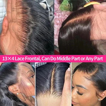 Бразилски Директен Натурален HD Невидим 13x4 от 100% Естествени човешки необработени коса HD Завързана предния край 10-22 инча за жени