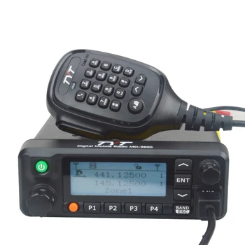 Мобилна радиостанция TYT MD-9600 DMR 50 км Двухдиапазонная 136-174 и 400-480 Mhz с двоен времеви слот с функция за криптиране на Мобилна радиостанция