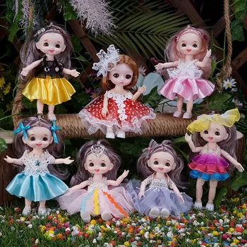 Кукла за момичета, окачване, детска играчка, кукла, подарък играчка принцеса, 18 см