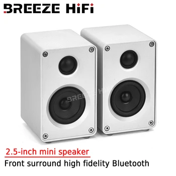 Гласът BREEZE HIFI, чисто и нежно 2,5-инчов мини-високоговорител, стерео високоговорители за компютър вкъщи, Пред съраунд звук с Висока точност Bluetooth