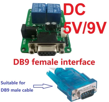 1/4 Бр. 2CH DC5V 7,5 ДО 9 НА RS232 Релеен Модул за Дистанционно Управление USB PC UART COM Последователни Портове За Smart home IT география