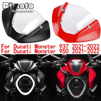 937 950 мотоциклет Предното стъкло, Предното стъкло, Горна щит фарове за Ducati Monster 937 950 2021 2022