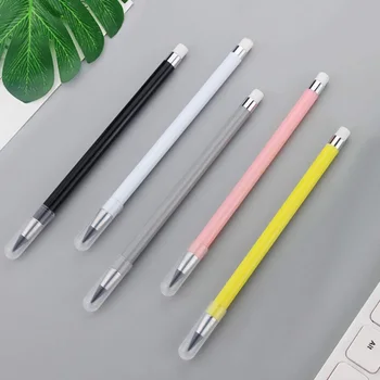 Нов Вечен молив с капачка за химикалки, обикновен молив Infinity за писма, офис аксесоари, ученически пособия и канцеларски материали