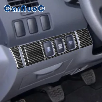 Автомобилна стикер За Toyota Tacoma 2012-2015 Огледало за обратно виждане контролен Панел Декоративни аксесоари От Въглеродни влакна Вътрешни довършителни работи