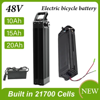 48V 10Ah 15Ah 20Ah За Silverfish Електрически Велосипеди Батерия 800W 500W 21700 Литиево-йонна E-наем на Велосипеди Батерия със Зарядно устройство
