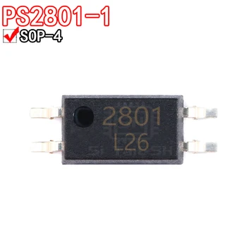 50ШТ PS2801-1 PS2801-1-F3 кръпка SOP4 фотосоединитель