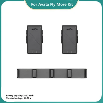 Безплатна доставка за комплект Avata Fly More с капацитет на батерията 35,71 ват-часа живот на батерията около 18 минути