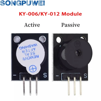 Пасивен сензор за звуков сигнал, KY-006 За Arduino Smart Car9012 вход за транзистор с Активен Модул, Звуковия сигнал от Датчик за KY-012