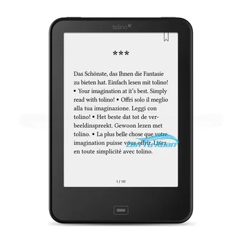 Tolino Vision 2 Tab2 Flip Page Black устройство за четене на електронни книги с 6-инчов подсветка e ink 1024x758 сензорен екран WIFI Четец за Електронна книга