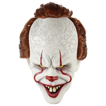 Нова маска на Стивън Кинг за Хелоуин, Страшно празничен костюм, маска на клоун, cosplay герои от филми
