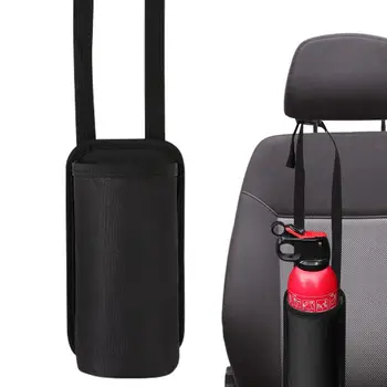 Чанта за съхранение на пожарогасител Чантата на облегалката на седалката на автомобила Преносим Чаша за съхранение на Вода, Кола за пожарогасител за чадъри