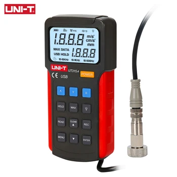 UNIT UT315A Промишлен цифров виброметр, сонда, анализатор вибрации, Точност м, Вибратор, Тестер, Ръчен