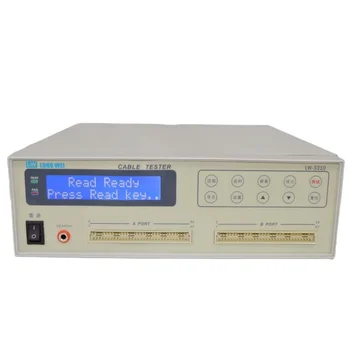 LW-3310 Тестер за Кабели с Два Терминала, 220v Ac, 50 ~ 60 Hz 25 W HD LCD дисплей Измервателен уред 128 Тестови точки за Свиване на Ръката