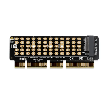 SSD M. 2 NVME за PCI-E 4,0x4 Странично Card PCI-Express X4/X8/X16 режим M Част на адаптера за ключове