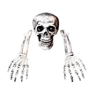 Реалистични скелетните колове, украса за Хелоуин за тревата на кол, Градински скелет, от духове Къща, подпори на ужасите