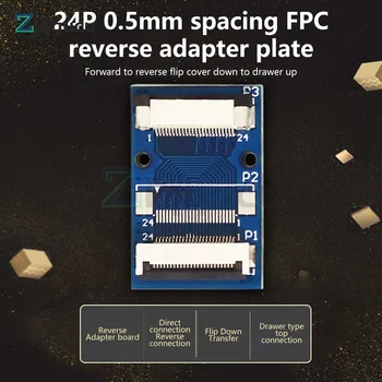 Удължителен кабел със стъпка 0,5 mm от 24 контакти до 24-контактен адаптер за кабели FFC спк стартира строителни за удължаване на твърдия диск Цип