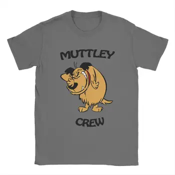 Хумористичен Тениска с герои от Анимационни Wacky Races Muttley за Мъже, Памучен тениска с кръгла воротом, Тениска с къс ръкав, Потници 4XL 5XL 6XL