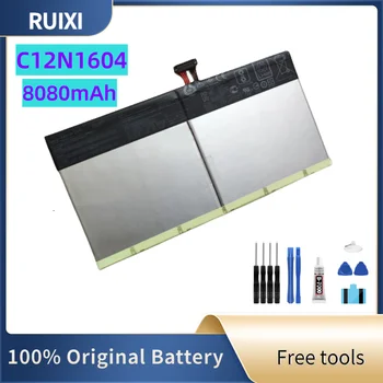 RUIXI Оригинална Батерия C12N1604 За лаптоп Transformer Book T101HA T101HA-3D T101HA-3E T101HA-3K 0B200-02120000 + Безплатно
