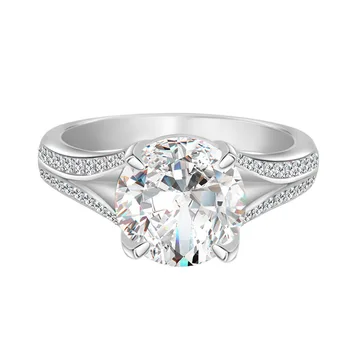Пръстен с высокоуглеродистым диаманти, диамантен пръстен 