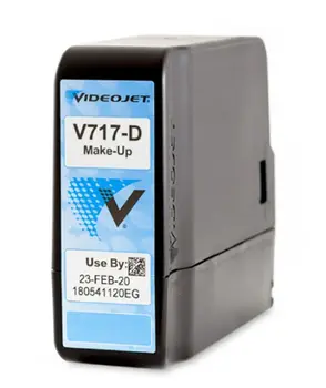 Съдържание на пакета Videojet V717-D за мастилено-струен принтер непрекъснато действие