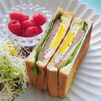 Форма за сандвич от вафли От алуминиева сплав, Двустранен тиган, лесно моющаяся форма за печене на сандвичи за закуска, палачинки, тостове, омлет