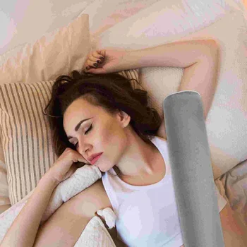 Pillow-възглавница за врата, кръгла цилиндрична възглавница, памучен възглавница с ефект на паметта за мъже и жени