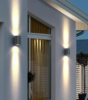 Водоустойчив, с монтиран на стената лампа villa garden light, монтиран на стената лампа от двете страни на входната врата, монтиран на стената лампа, външен стенен монтаж лампа, открит