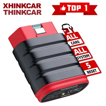 Thinkcar Thinksafe OBD2 Bluetooth Скенер, Четец за кодове за Сканиране на цялата система на автомобила 5 Отменя БДС 2 Инструменти за автоматична диагностика PK Thinkdiag