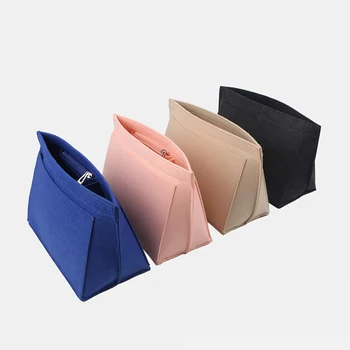 Чанта-подложка от филц Подходящ за чанти-откъснат лист, чанти от чувствах плат, козметични чанти, Подложки за Пътуване, Преносим чантата-организатор