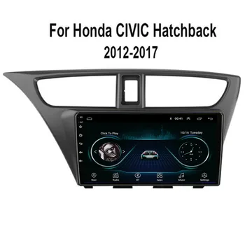 Android 12 DSP За Honda CIVIC Хетчбек 2012-2016 Авто Радио Мултимедия и Видео Навигация Стерео Главното Устройство QLED Екран
