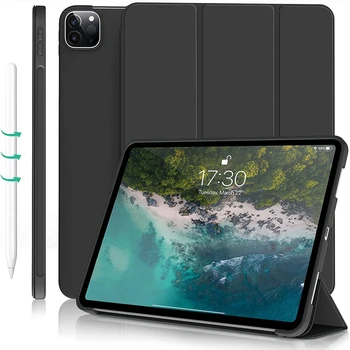 За iPad Pro 11 Калъф за iPad Pro 11 на 4-ти 3-ти 2-ро поколение 2021 2022 2020 Тънък Сгъваем Магнитен Флип-щанд От Мека TPU Smart Cover