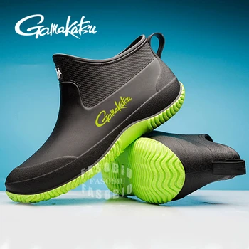 Gamakatsu/ зимни мъжки градинска нескользящая туризъм обувки, непромокаеми ботуши за риболов Shaxi, градински работна обувки, здрав водоустойчив обувки за риболов