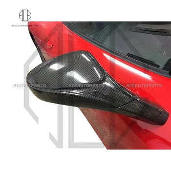 Подмяна на капаци на страничните огледала от въглеродни влакна за Ferrari 458 Италия Speciale Spyder 2011-2016