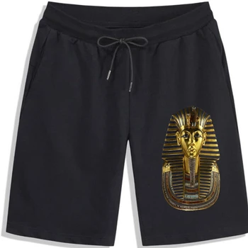 Двете нови бели Шорти на фараона Тутанкамон Маска Мумии на Египетски подарък Мъжки къси панталони